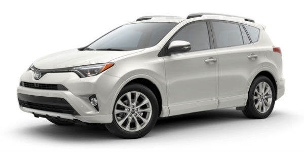 Blizzard Pearl 2018 Toyota RAV4 Exterior