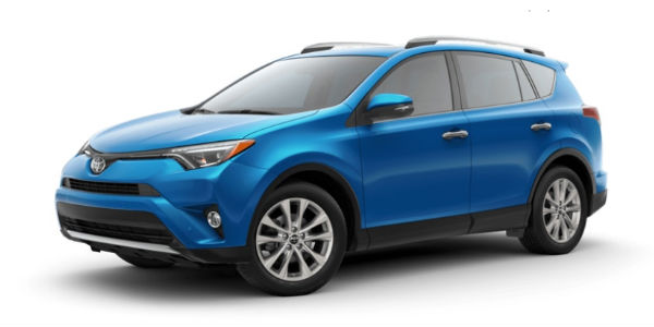 Electric Storm Blue 2018 Toyota RAV4 Exterior