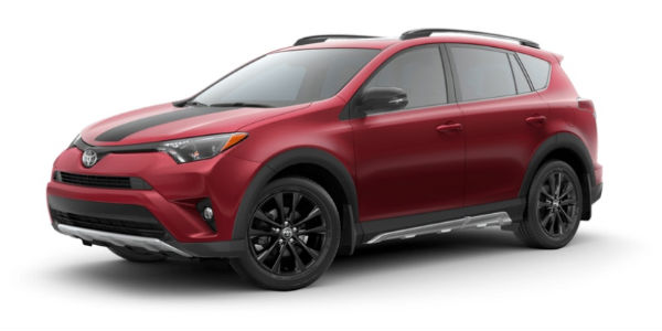 Ruby Flare Pearl 2018 Toyota RAV4 Exterior