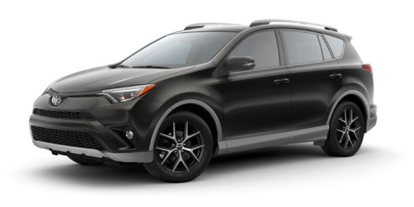Two-Tone S-Code Black 2018 Toyota RAV4 SE Exterior
