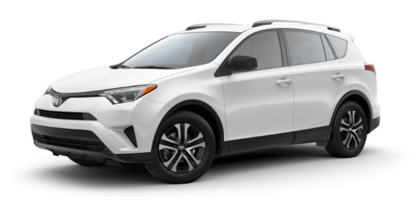 Super White 2018 Toyota RAV4 Exterior