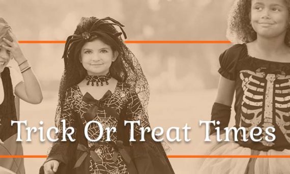 Little Kids in Halloween Costumes for Trick or Treating