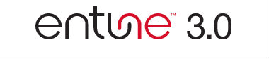 Black and Red Toyota Entune 3.0 Logo on White Background
