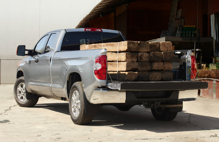 2019 Toyota Tundra hauling wood