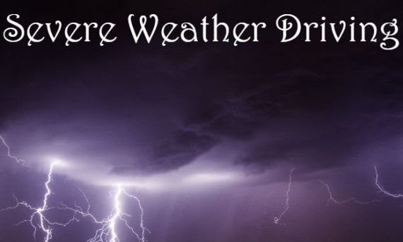 severe weather driving banner